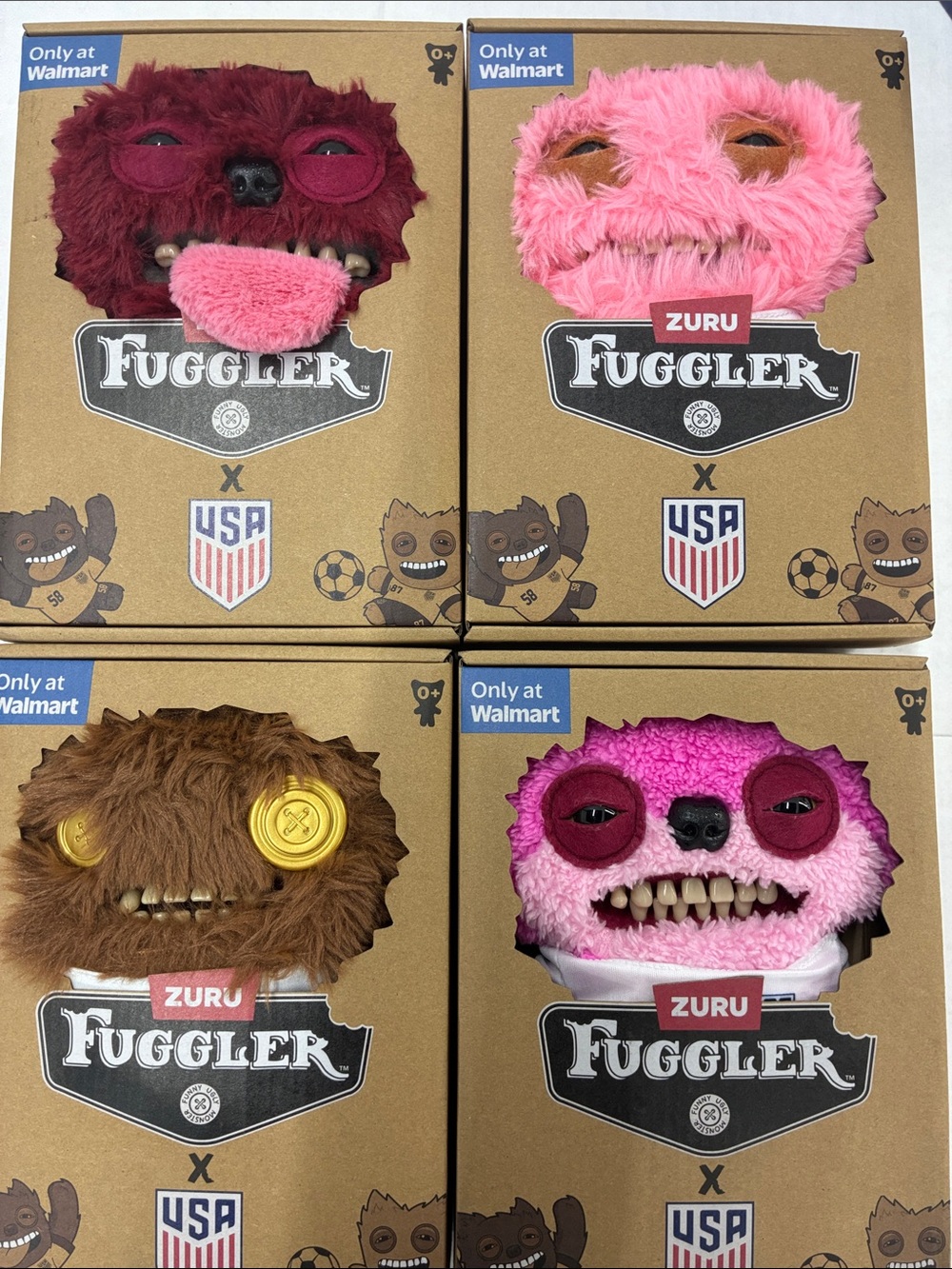ZURU Fuggler Plush Action Figure - Pink and Brown Furry Options
